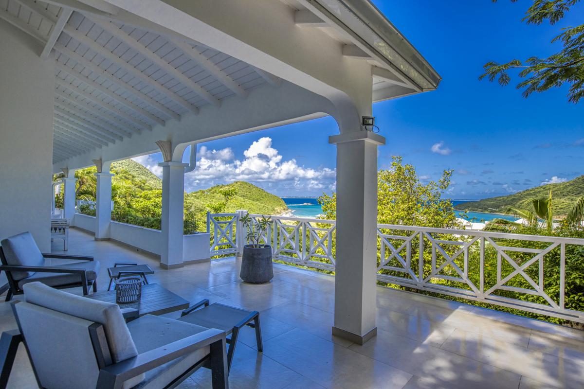 20 Location villa Casa Branca 3 chambres 6 personnes piscine vue mer à Anse Marcel à saint martin